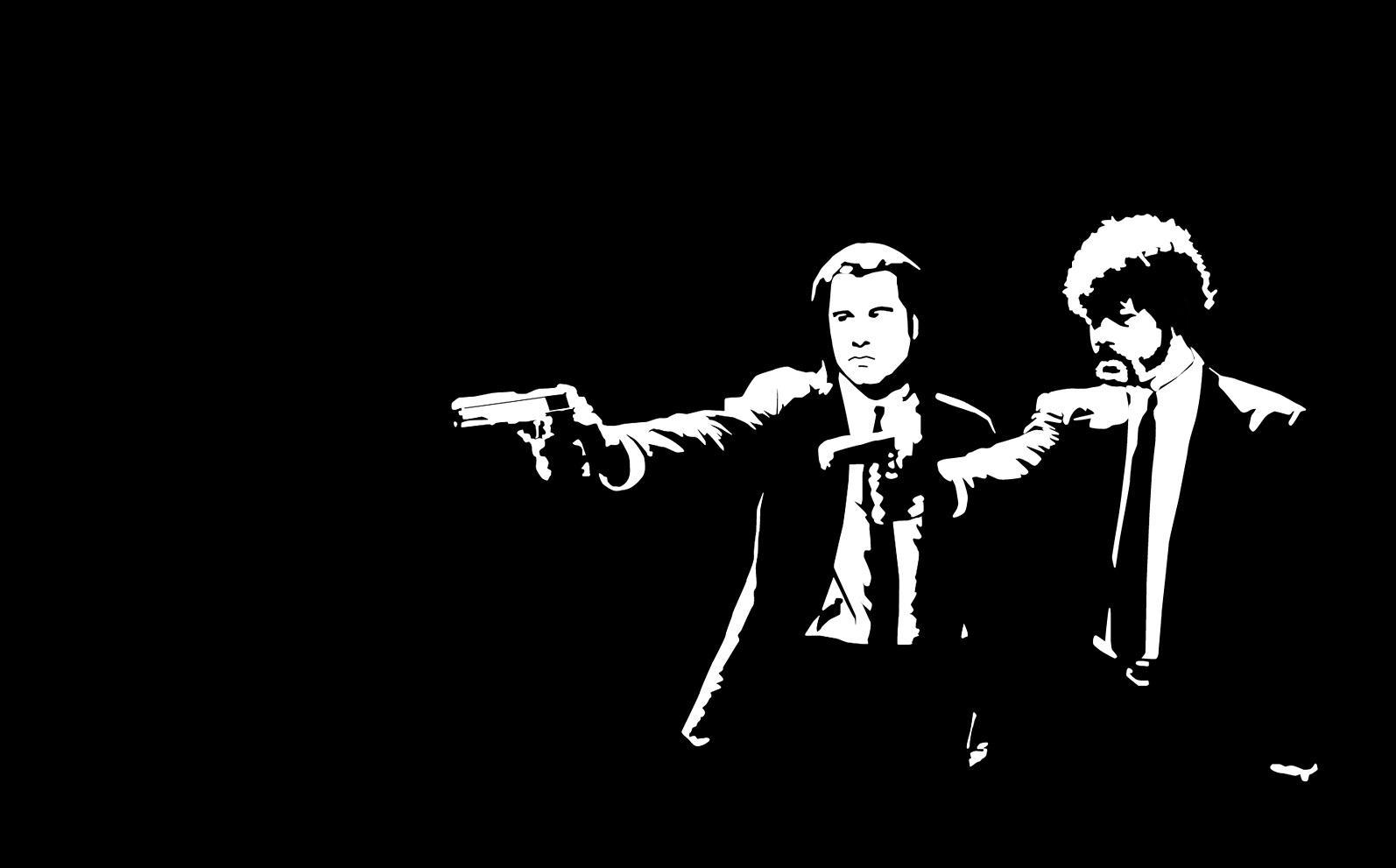 1594x991 movies pulp fiction black background 1594x991 wallpaper