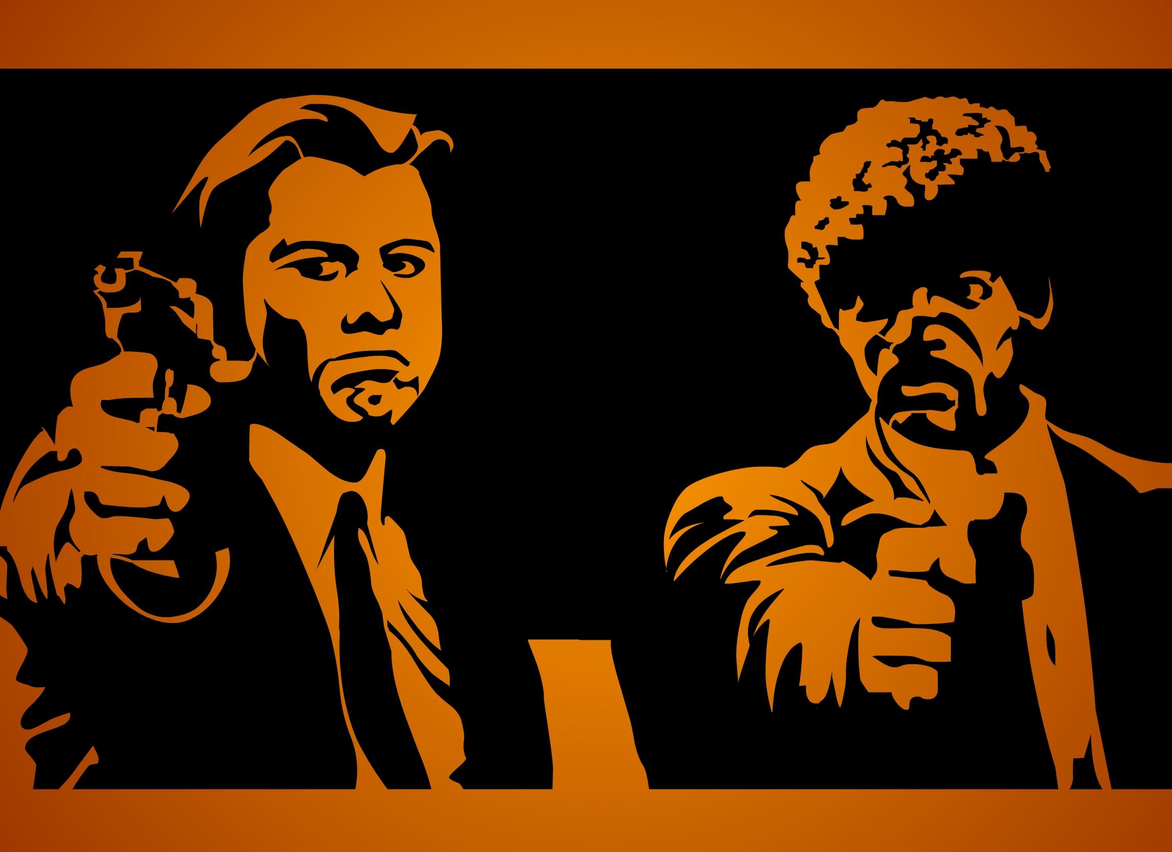2291x1666 movies, Pulp Fiction, Samuel L. Jackson, John Travolta Wallpaper /
