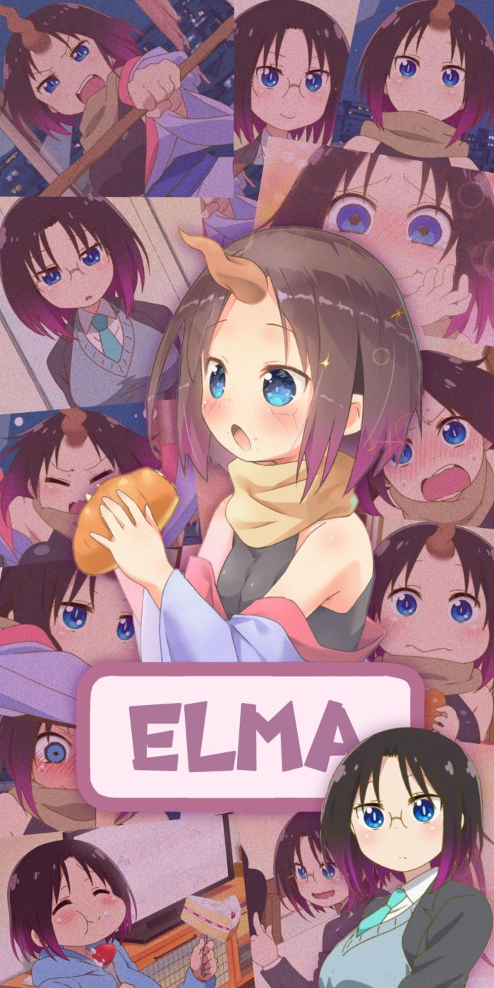 700x1400 Lady Kobayashi's Dragon Maid Mobile Wallpaper