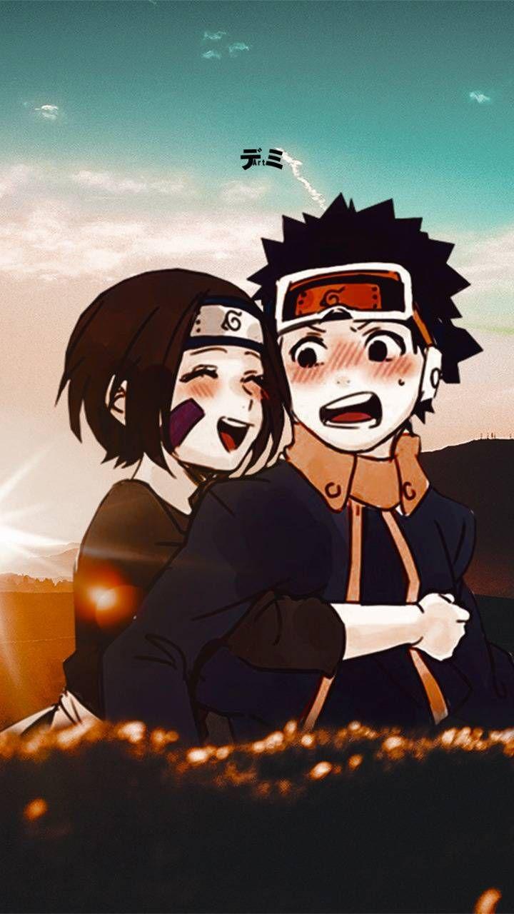 720x1280 Obito and Rin wallpaper