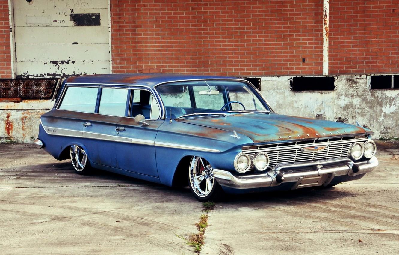 1332x850 Wallpaper Car, Chevy, Old, Wagon, Nomad image for desktop, section chevrolet