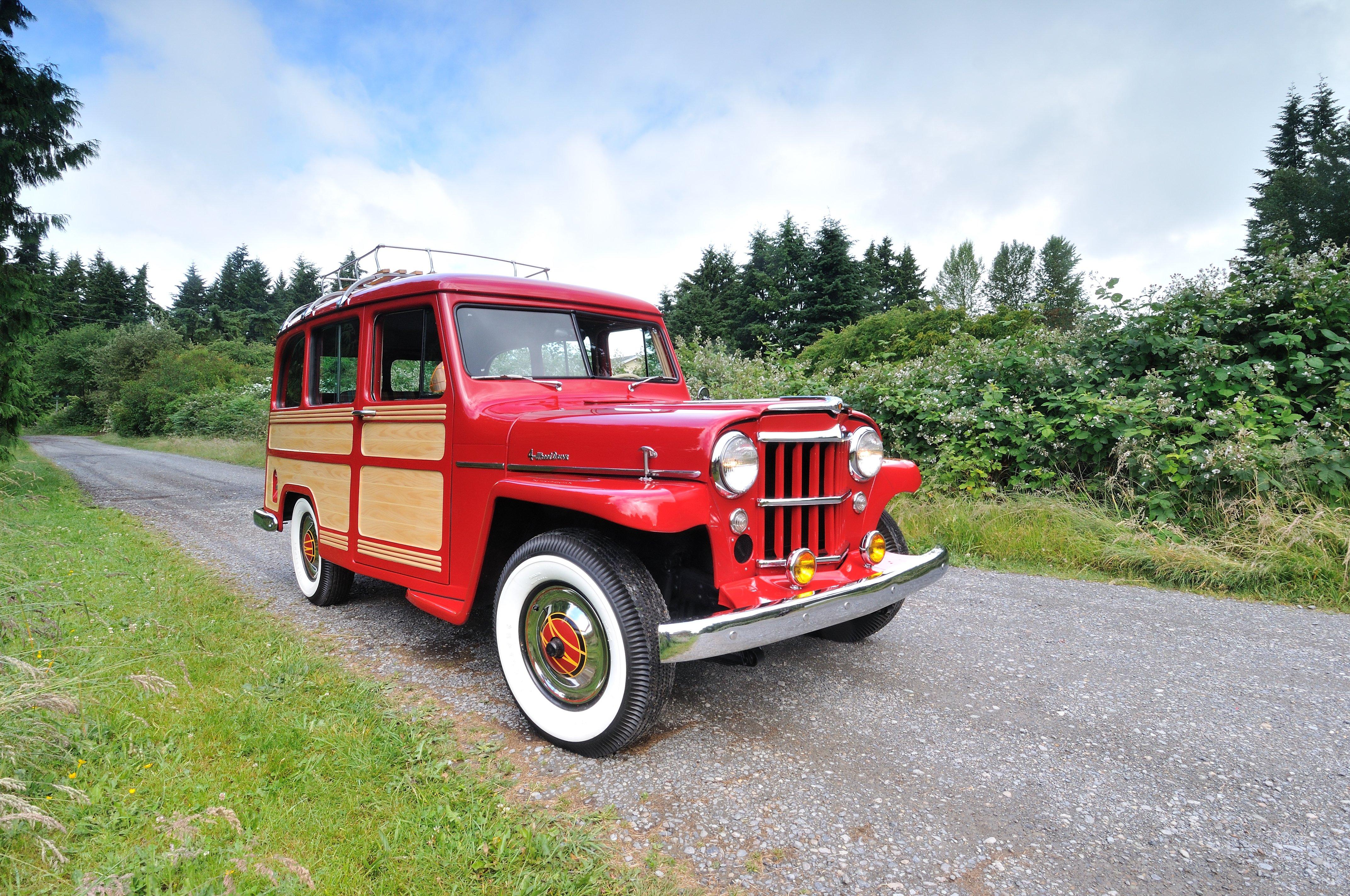 4288x2848 Willys, Jeep, Wagon, Fourwhell, Drive, Red, Classic, Old, Vintage, Usa, 4288x2848 05 Wallpaper HD / Desktop and Mobile Background