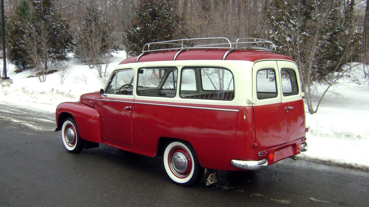 1244x700 Volvo PV445 PH Duett Station Wagon Classic Old Retro Vintage -03 wallpaperx1152