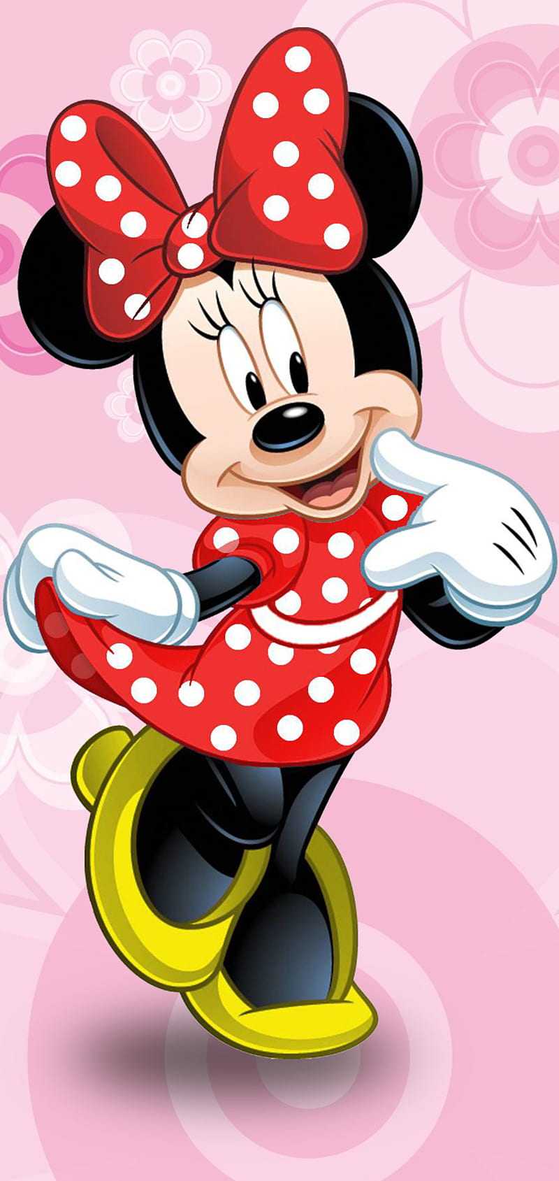 800x1689 Minnie Mouse Wallpaper