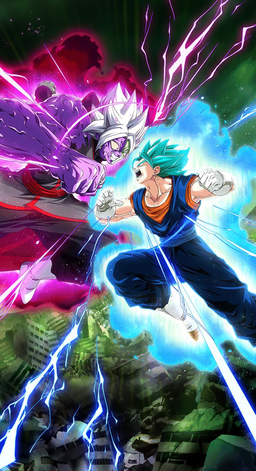 872x1600 Better quality Vegito and Zamasu Wallpaper