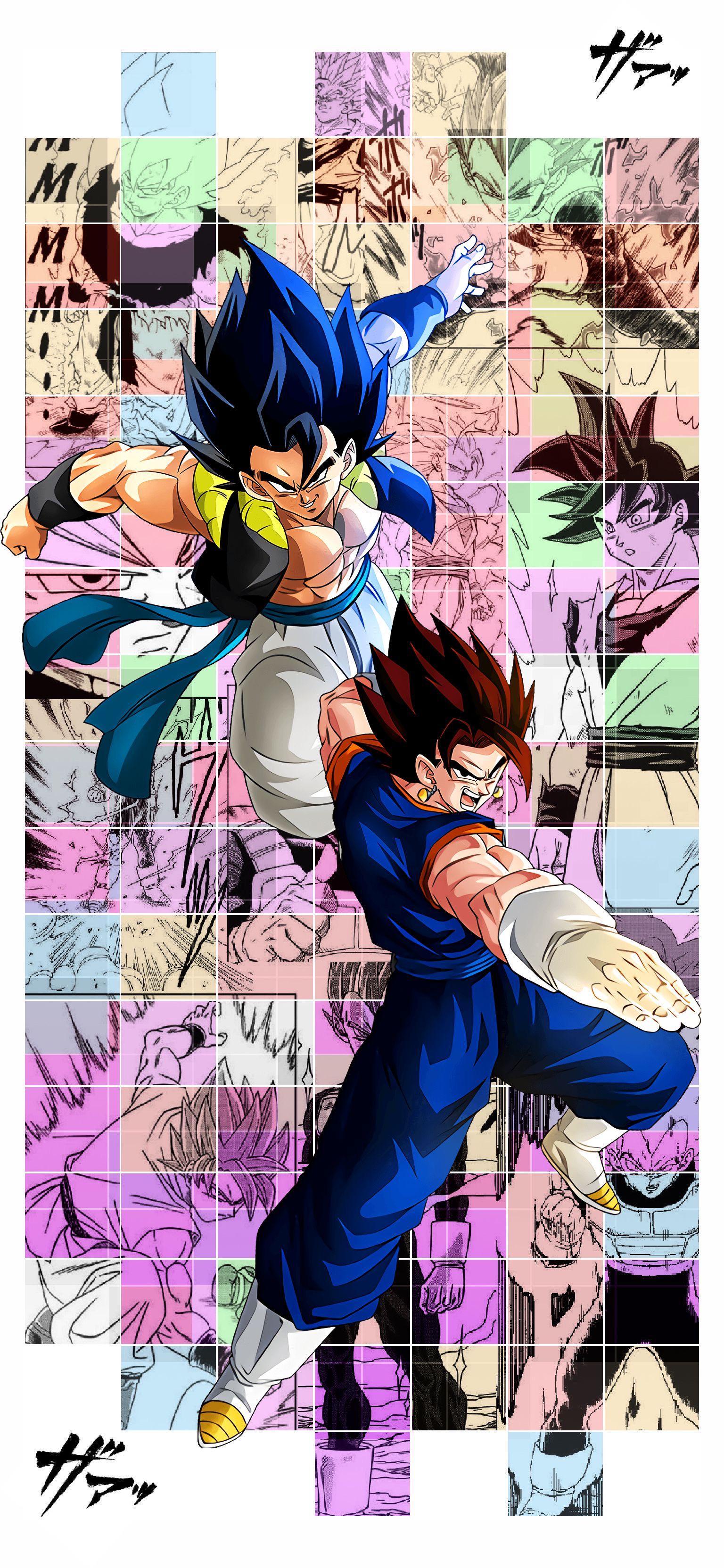 1536x3326 Gogeta And Vegito Aesthetic Wallpaper