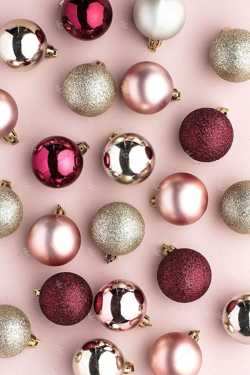 Pink Christmas Wallpaper 61 images