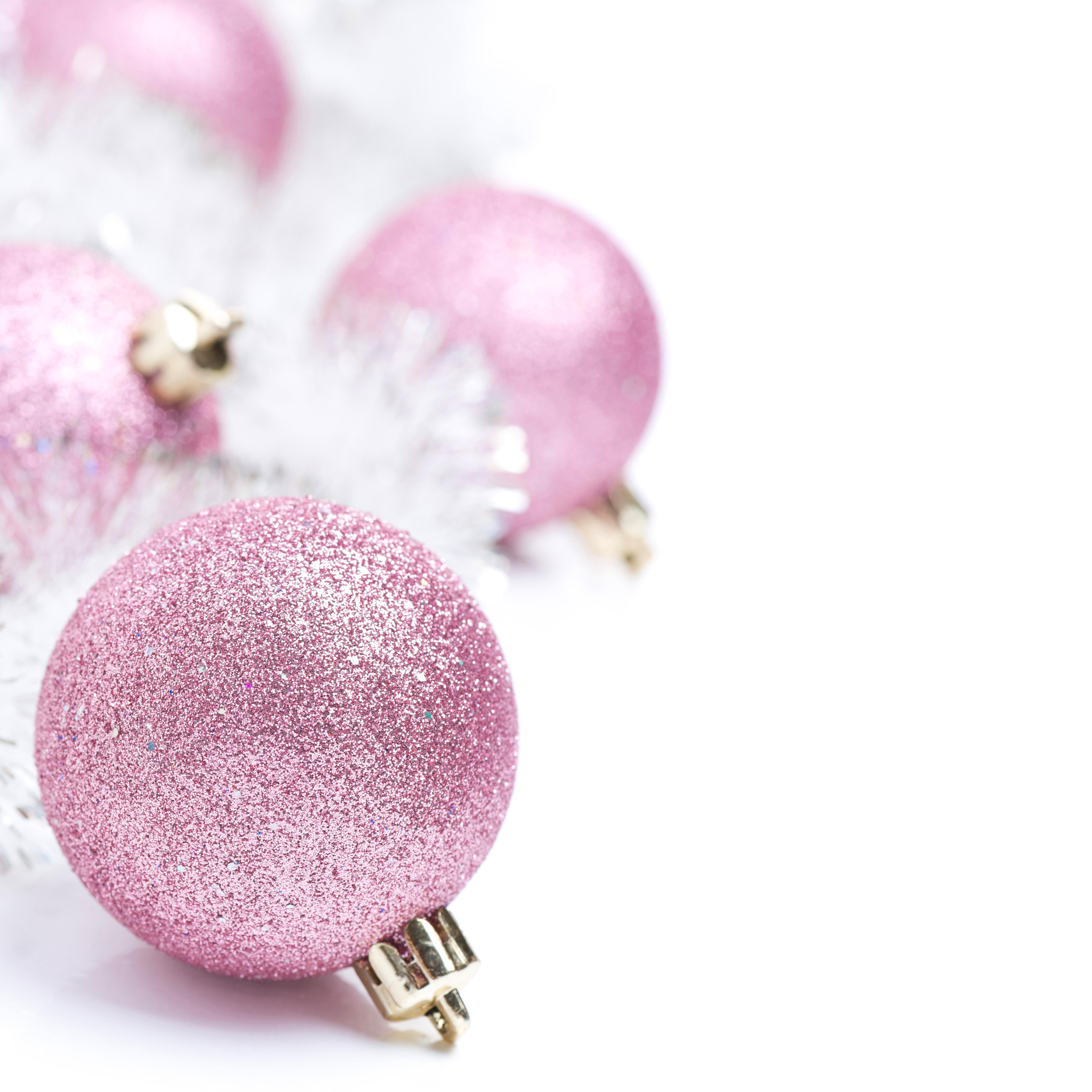 5000x5000 Christmas Background with Pink Christmas Balls​-Quality Free Image and Transparent PNG Clipart