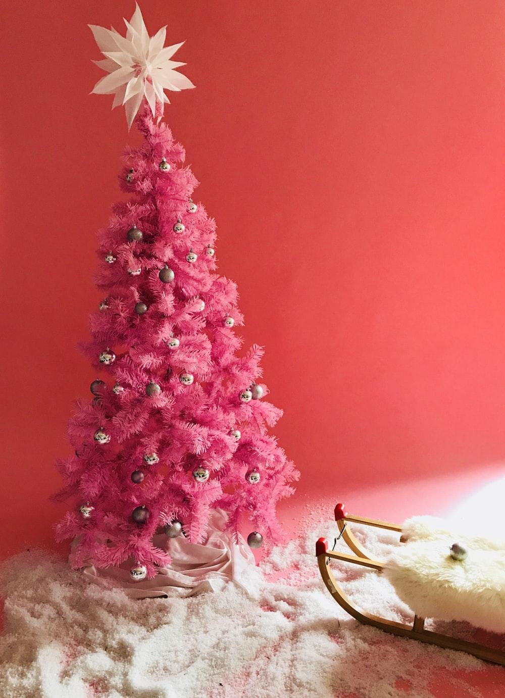 1000x1382 Pink Christmas Tree Picture. Download Free Image