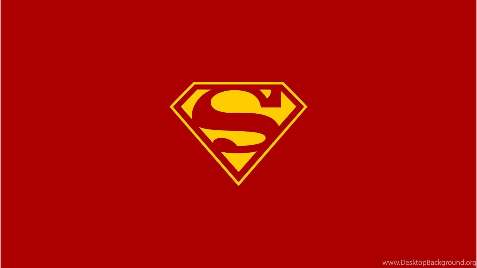 1920x1080 Red Dc Comics Superman Superheroes Logo Simple Wallpaper ClipArt. Desktop Background
