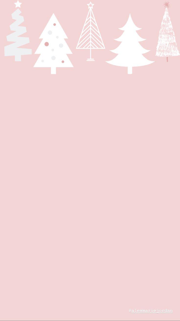 736x1308 Pink Christmas Tree Wallpaper. Xmas wallpaper, Christmas tree wallpaper, Wallpaper iphone christmas