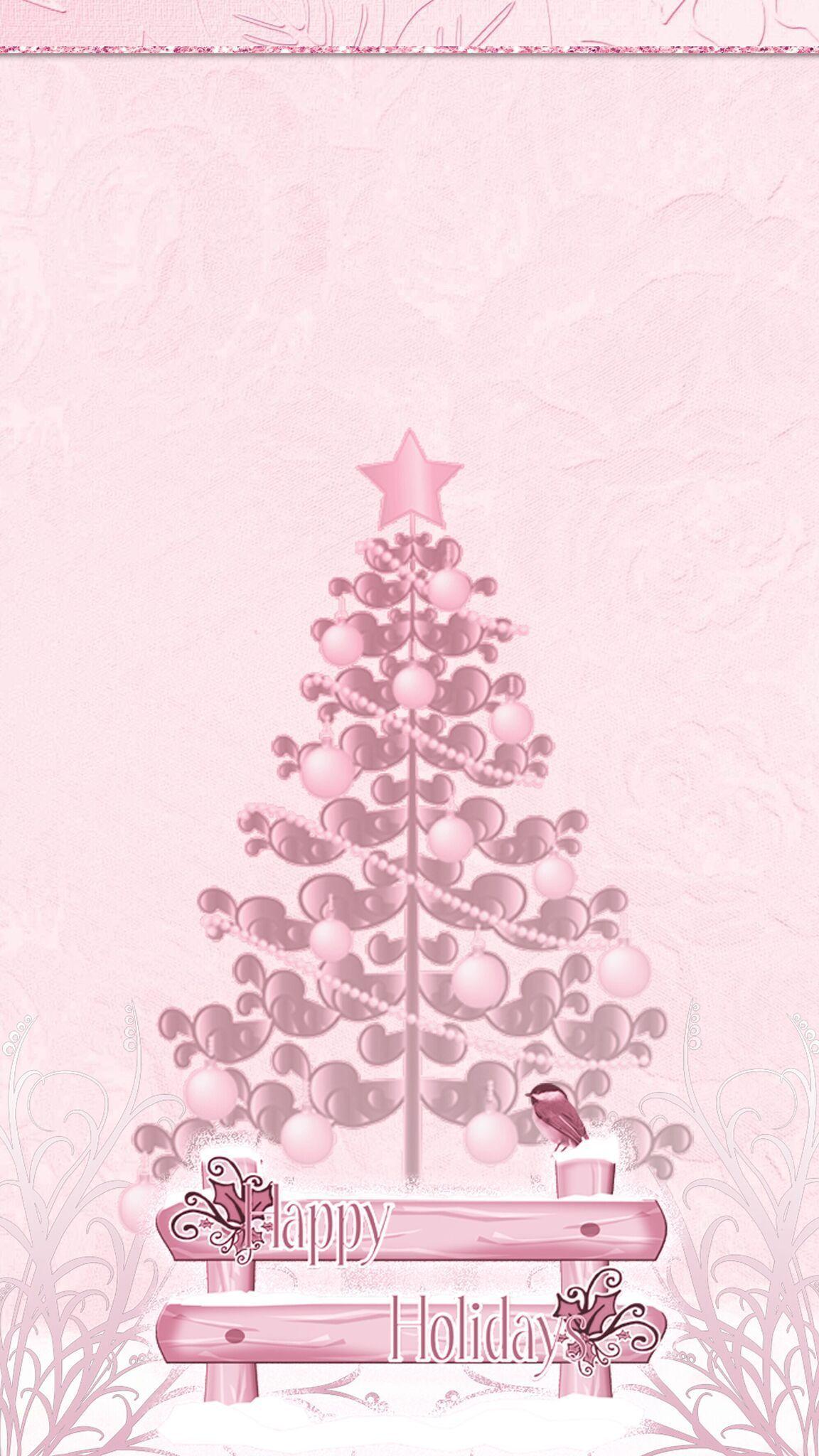 1152x2048 Pink Christmas Wallpaper, HD Pink Christmas Background on WallpaperBat