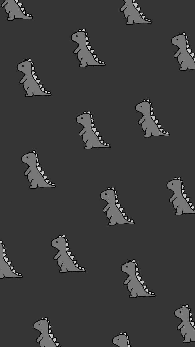675x1200 Aesthetic Dinosaurs Wallpaper