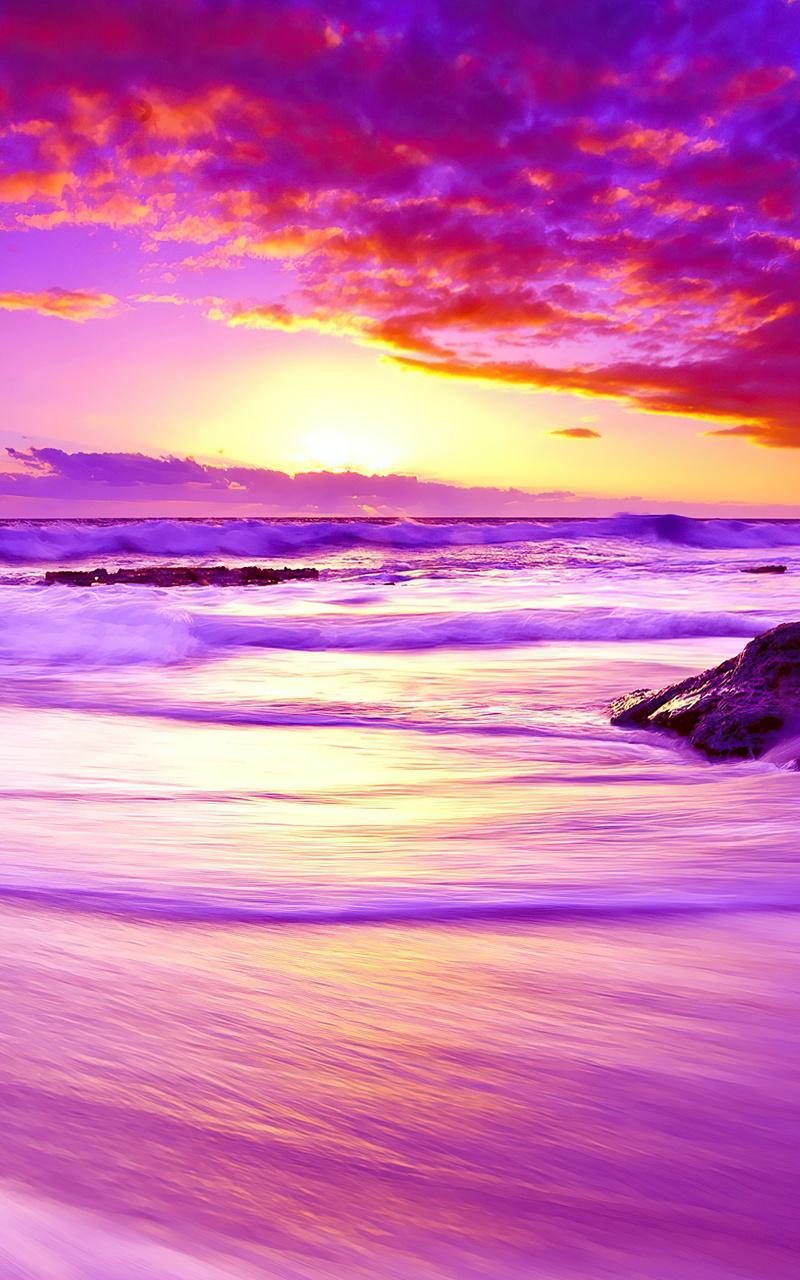 800x1280 Purple Beach Sunset 4k Nexus Samsung Galaxy Tab Note Android Tablets HD 4k Wallpaper, Image, Background, Photo and Picture