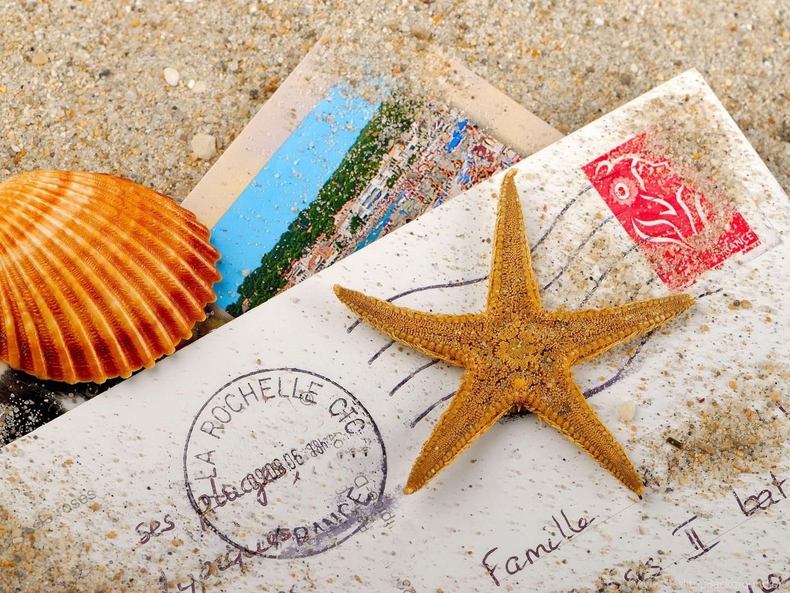 1600x1200 Letter, Cockleshell, Starfish Wallpaper And Image Wallpaper