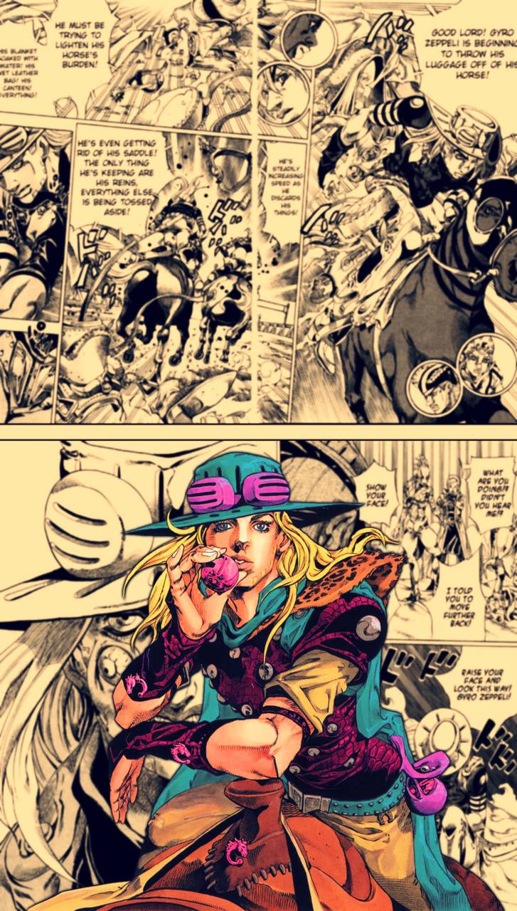 727x1280 Gyro Zeppeli Wallpaper