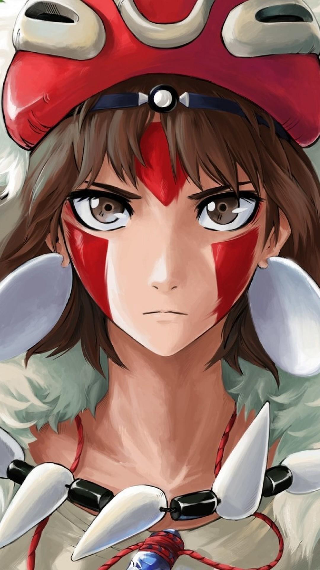 1080x1920 Princess Mononoke HD Wallpaper iPhone 6 / 6S Plus