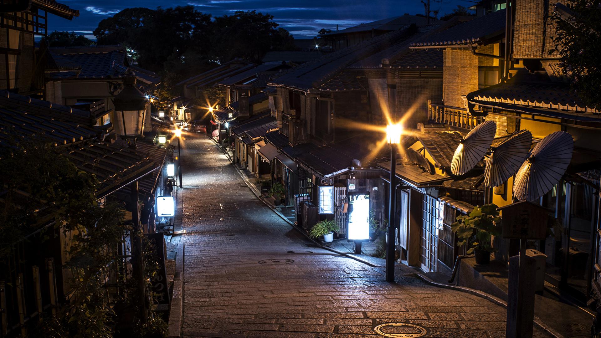 1920x1080 #night, #Kyoto, #Japan, wallpaper HD Wallpaper