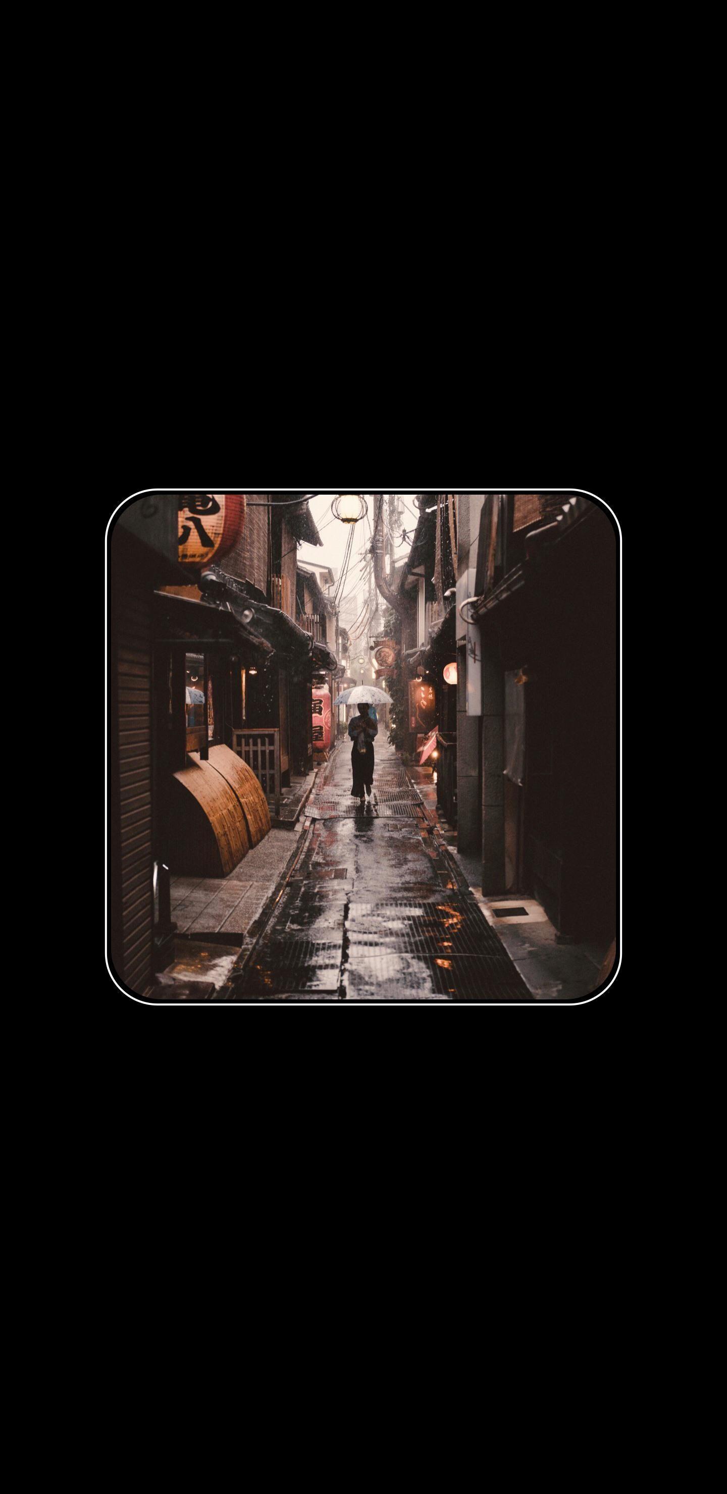 1440x2960 A Rainy Day In Kyoto By U Killa_HZk Phone Wallpaper, Rainy Day, Mobile Wallpaper