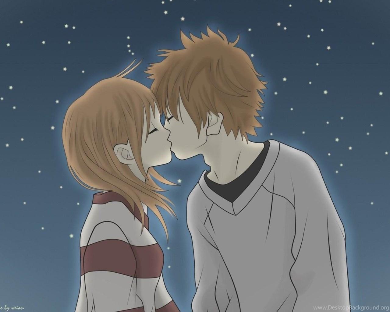 1280x1024 Best Anime Love Couple HD Wallpaper Desktop Background