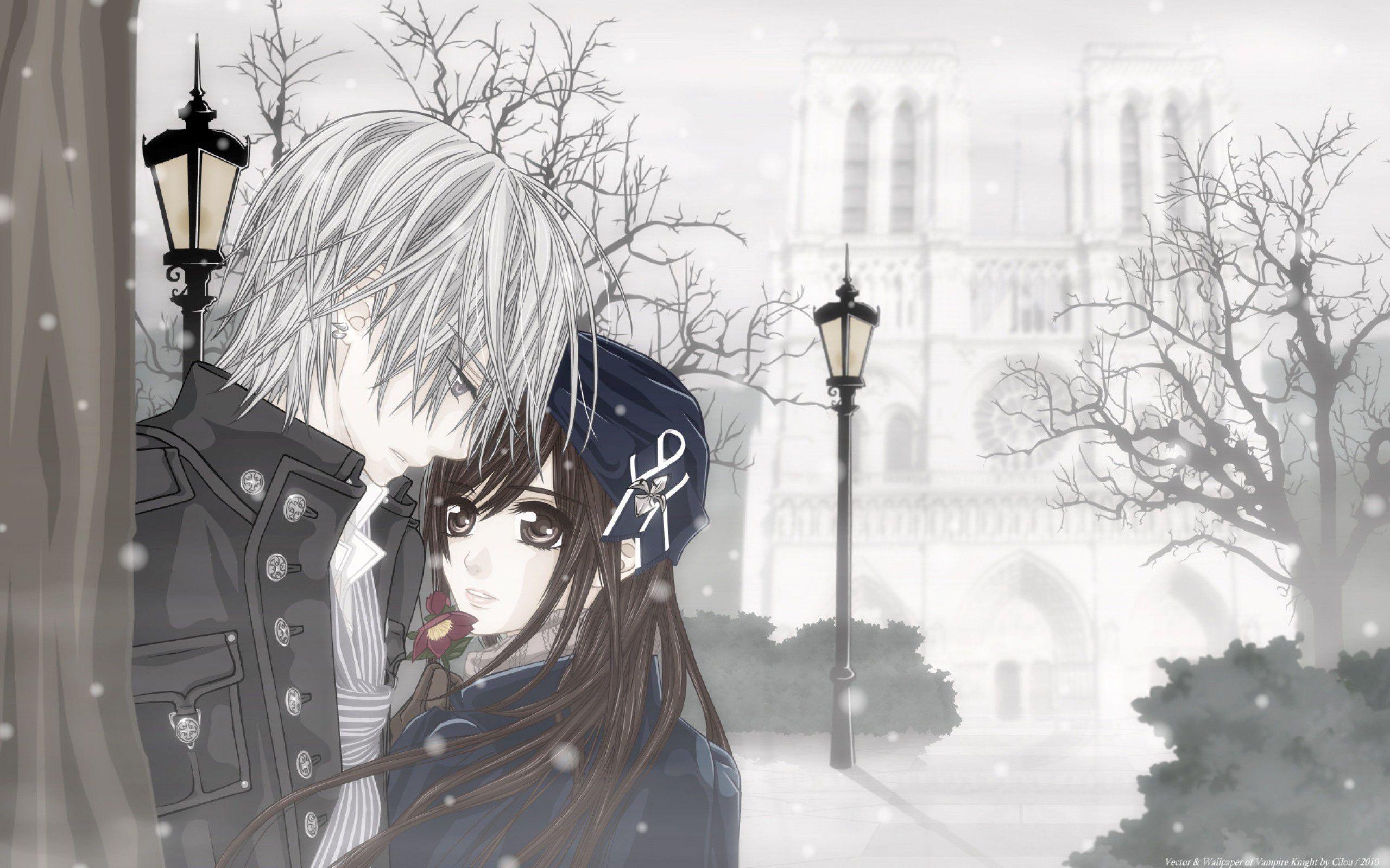 2560x1600 Anime couple