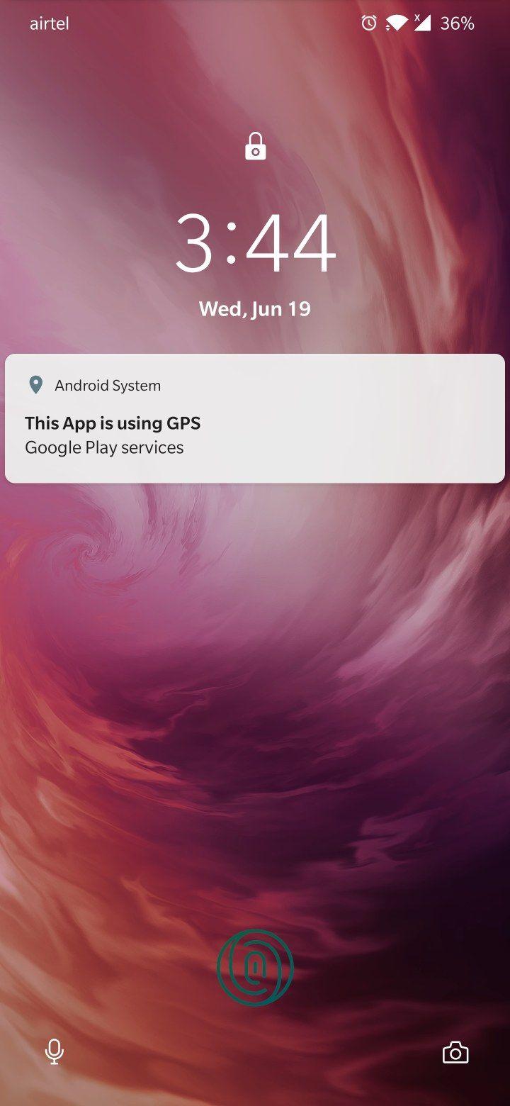 720x1560 high contrast wallpaper in lockscreen
