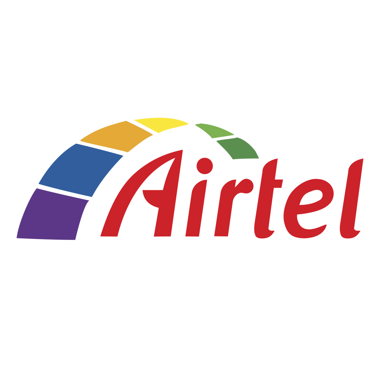 1280x1280 Airtel Logo PNG Transparent
