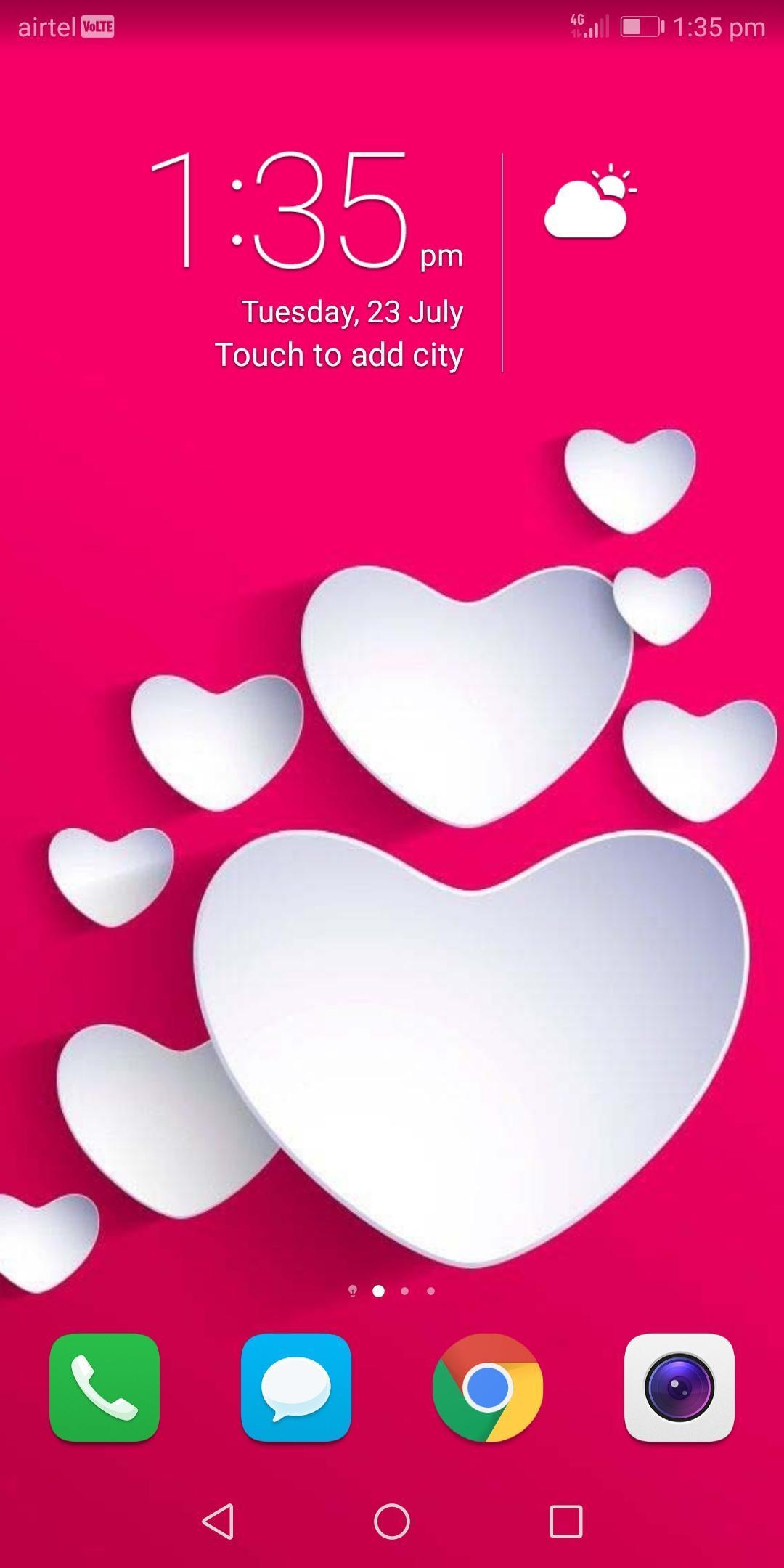 1080x2160 Love Heart Wallpaper HD for Android