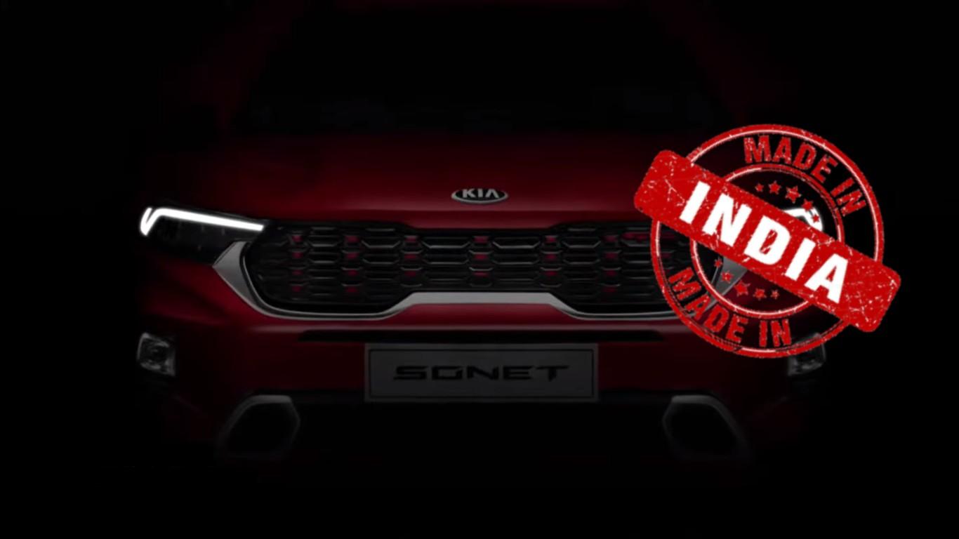 1366x768 KIA Sonet, MADE IN INDIA. Specs, Price & Image