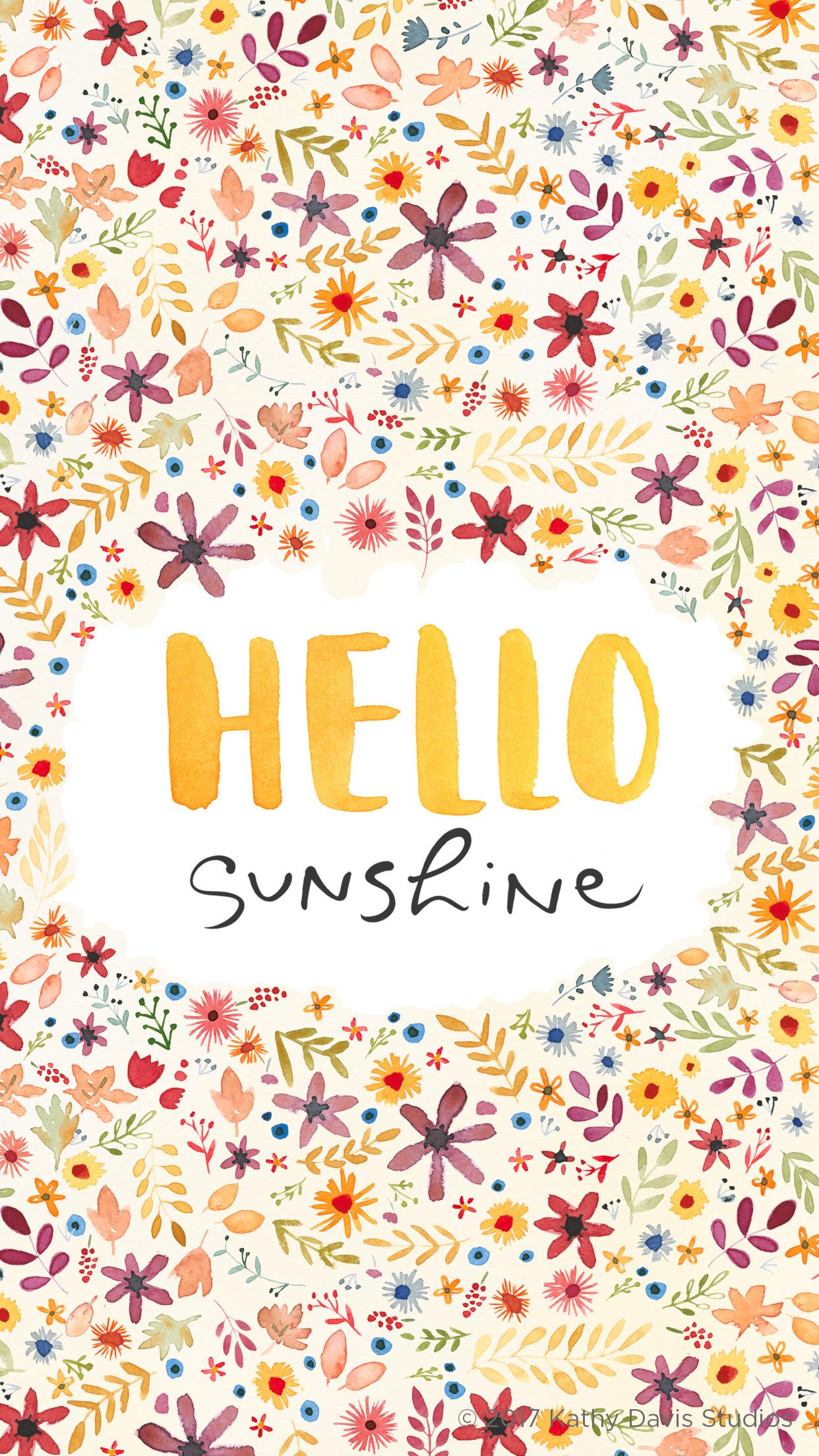 Hello Sunshine Wallpapers - Top Free Hello Sunshine Backgrounds ...