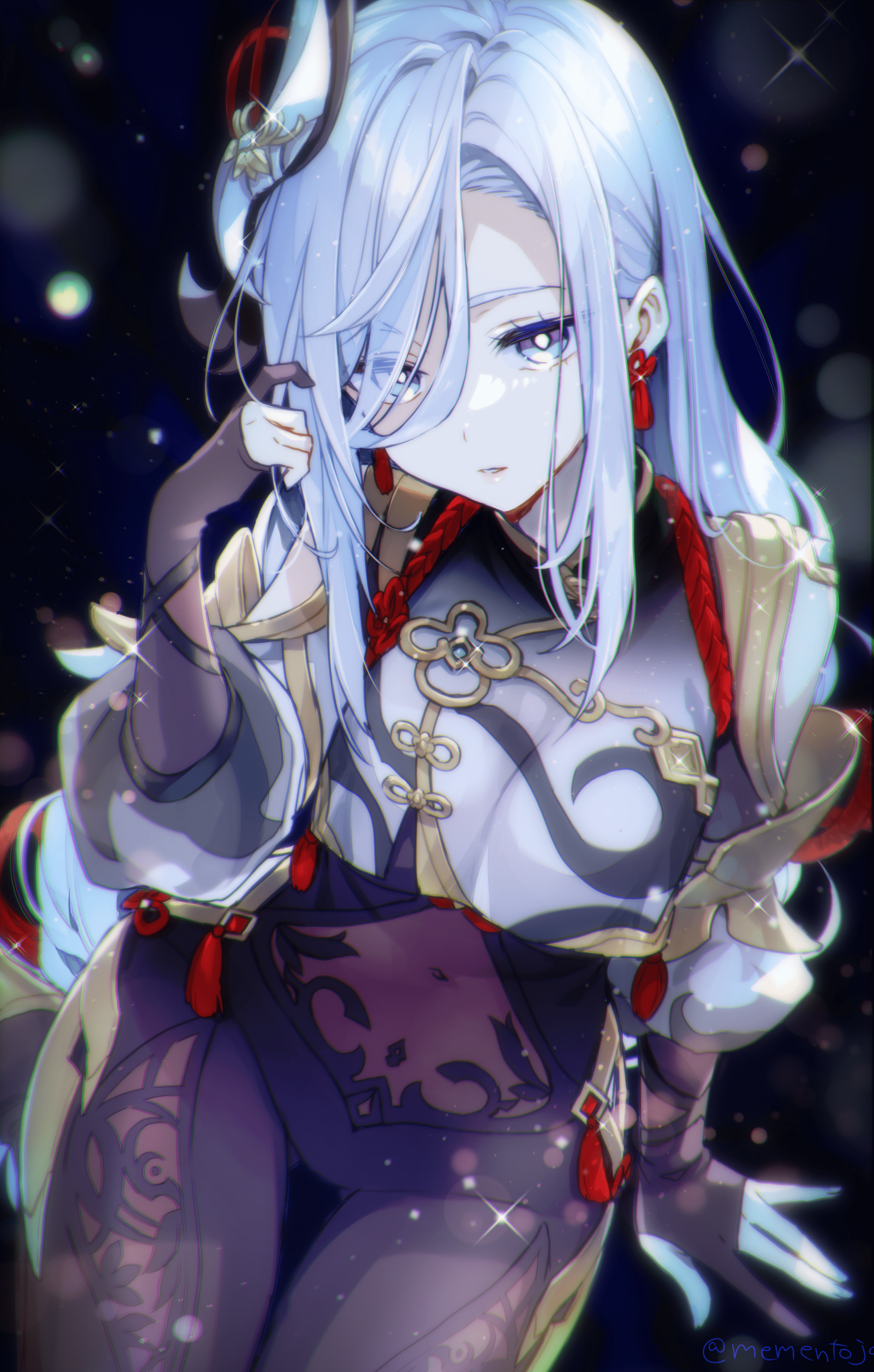 2429x3810 Shenhe Impact Anime Image Board