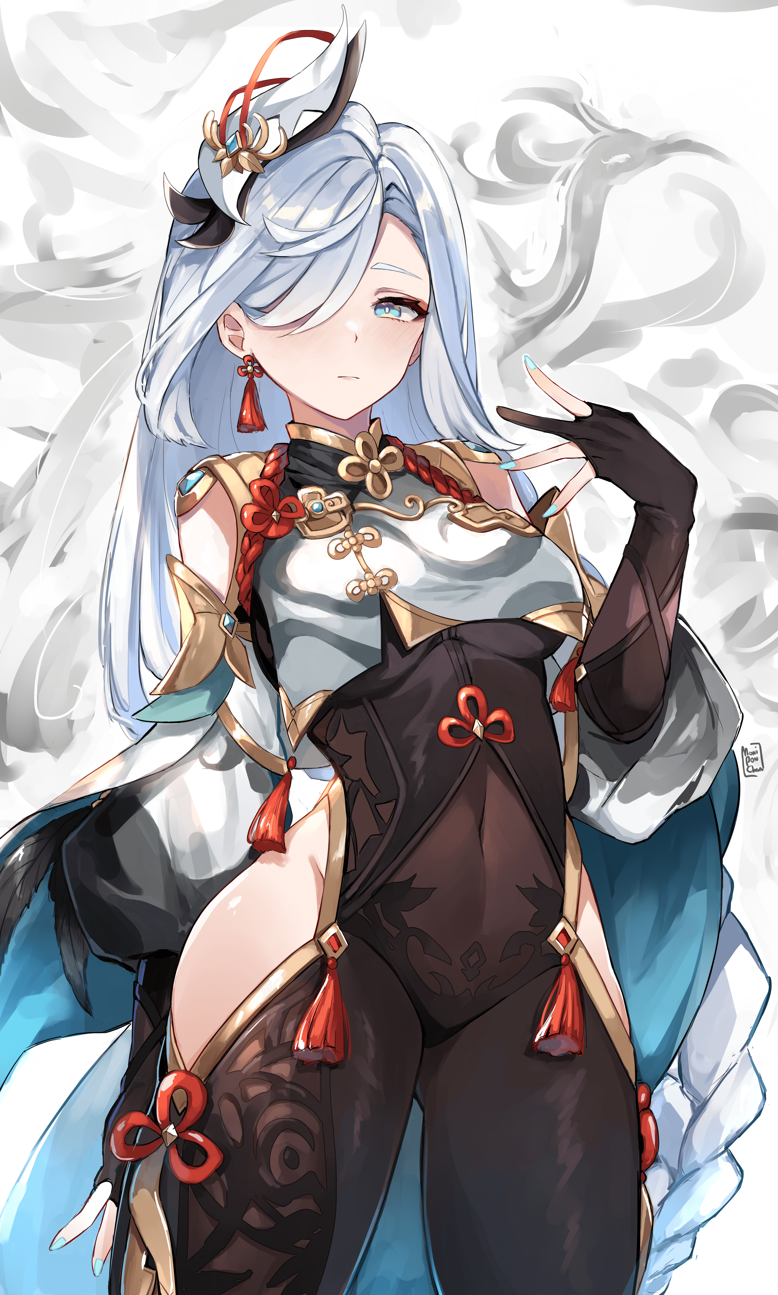 3250x5408 Shenhe Impact Anime Image Board