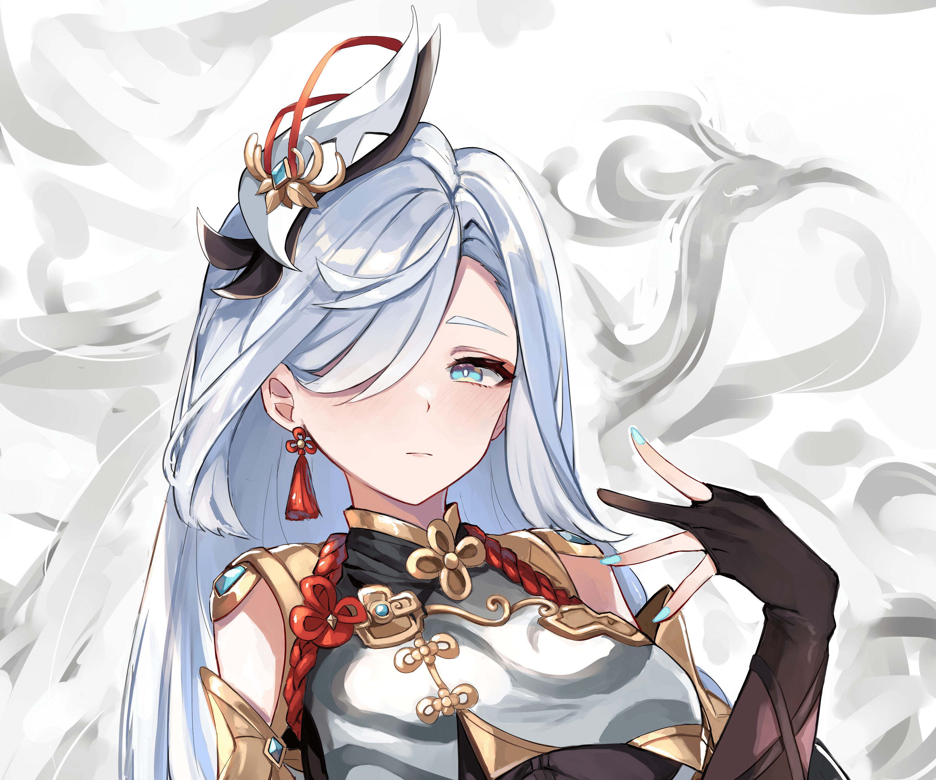 3250x2708 Shenhe (Genshin Impact) HD Wallpaper