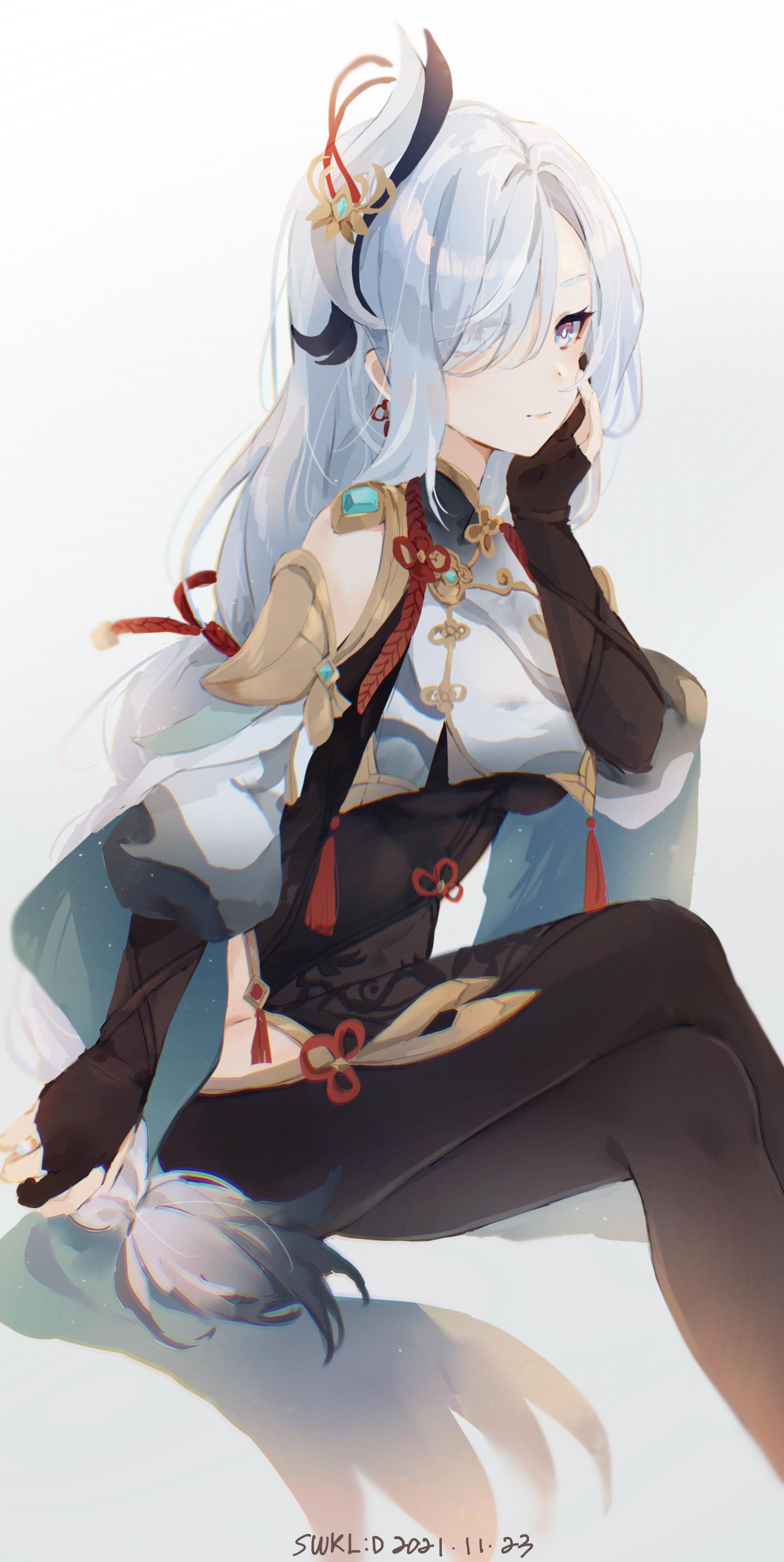 3501x6972 Shenhe Impact Anime Image Board