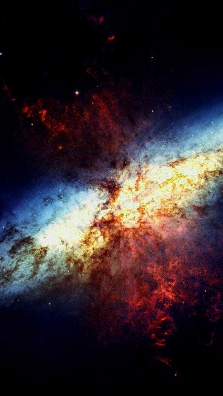 750x1334 uhd wallpaper for mobile, sky, atmosphere, outer space, astronomical object, nebula, space, orange, universe, geological phenomenon, darkness