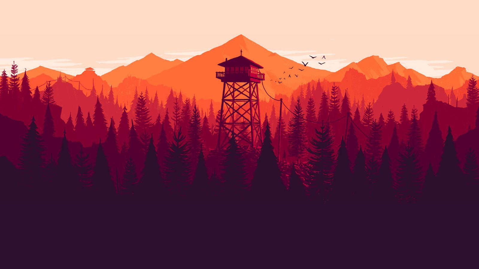 1600x900 Olly Moss Firewatch posters are super pretty, super limited