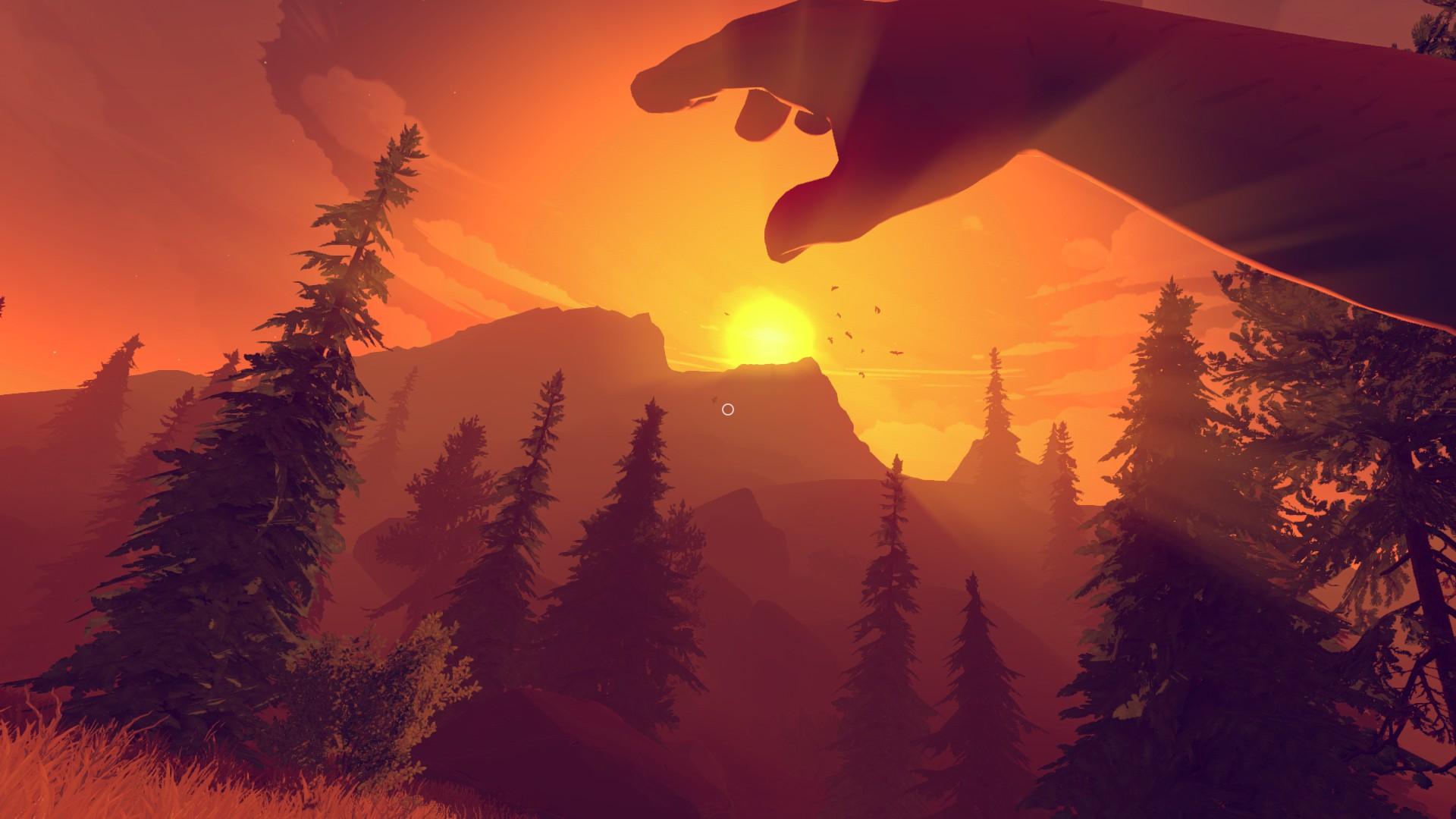 1920x1080 Olly Moss Firewatch Art