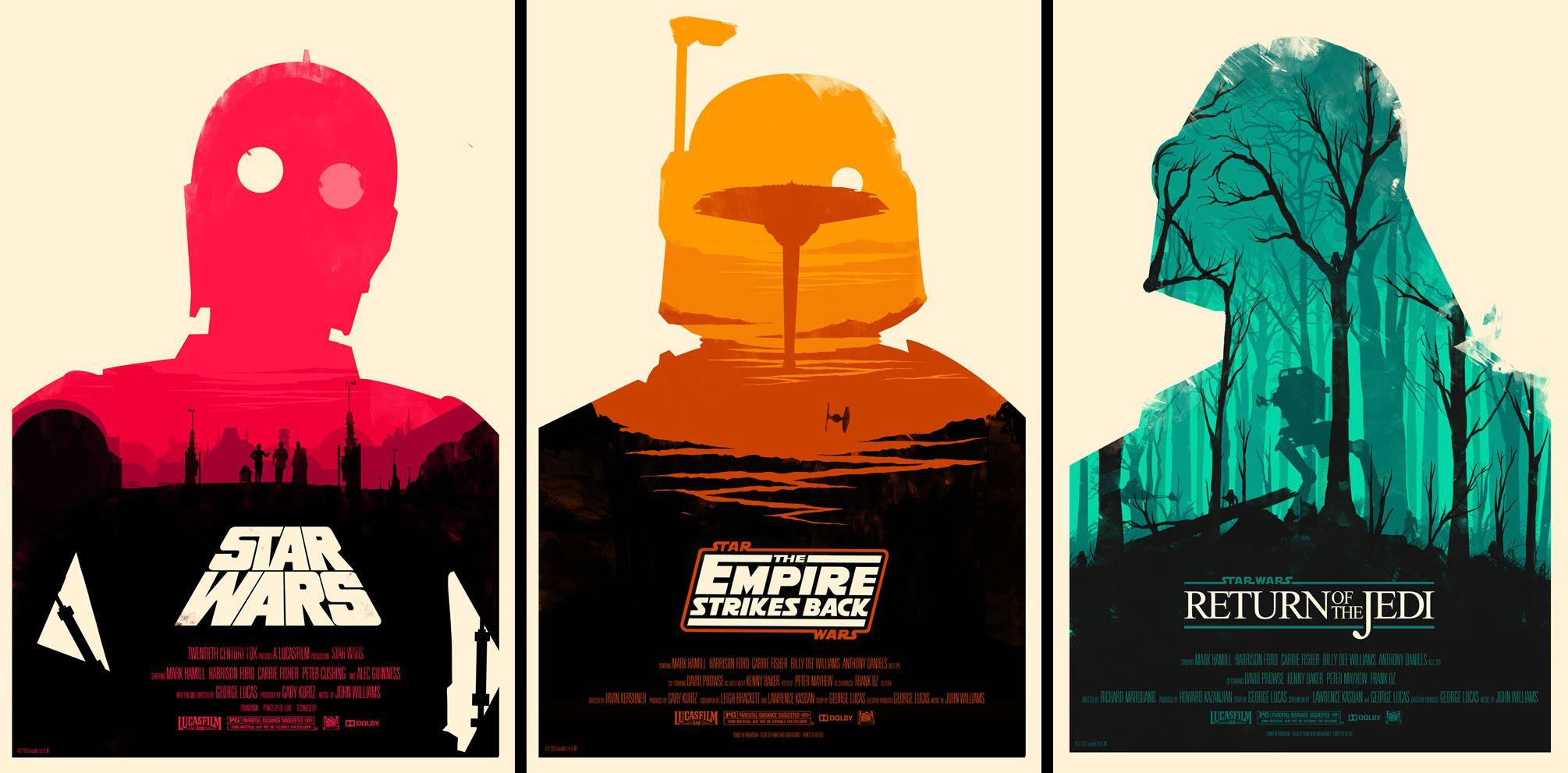 2010x991 Star Wars Posters by Olly Moss. aldissandmore and cultural musings