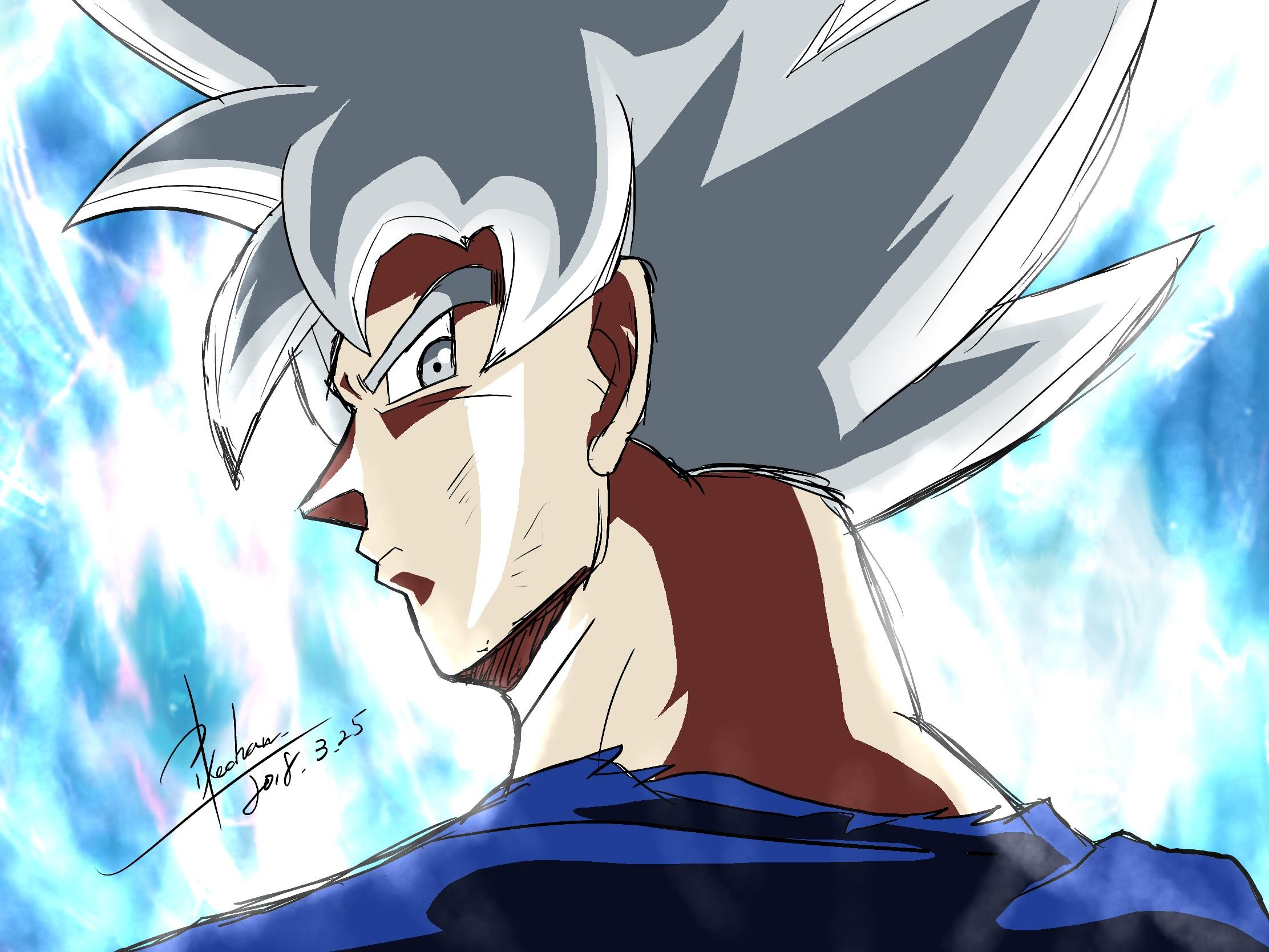 2224x1668 2224x1668 Goku, Super Saiyan God wallpaper