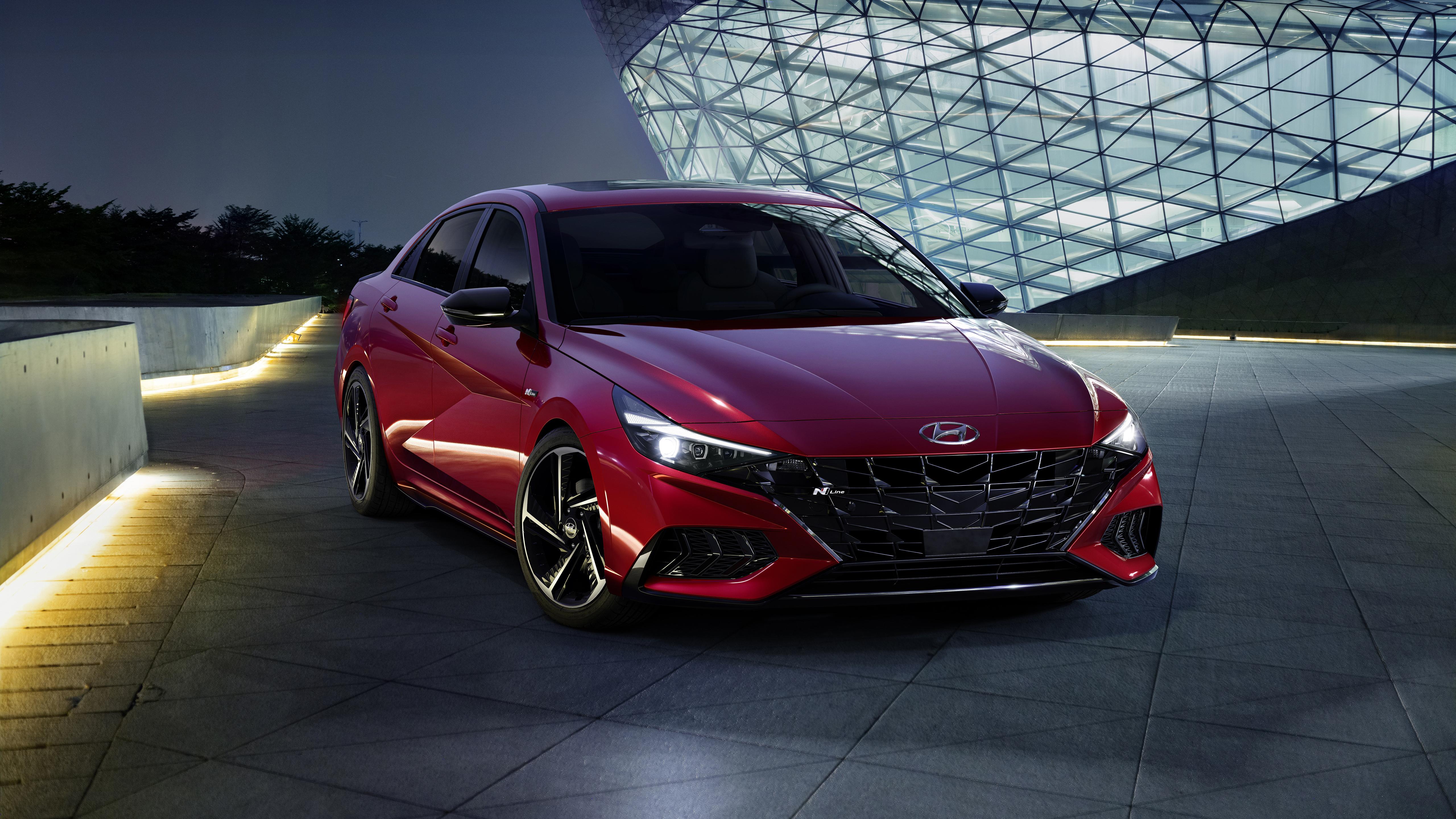 5120x2880 Hyundai Elantra N Line 2020 4K 5K HD Cars Wallpaper