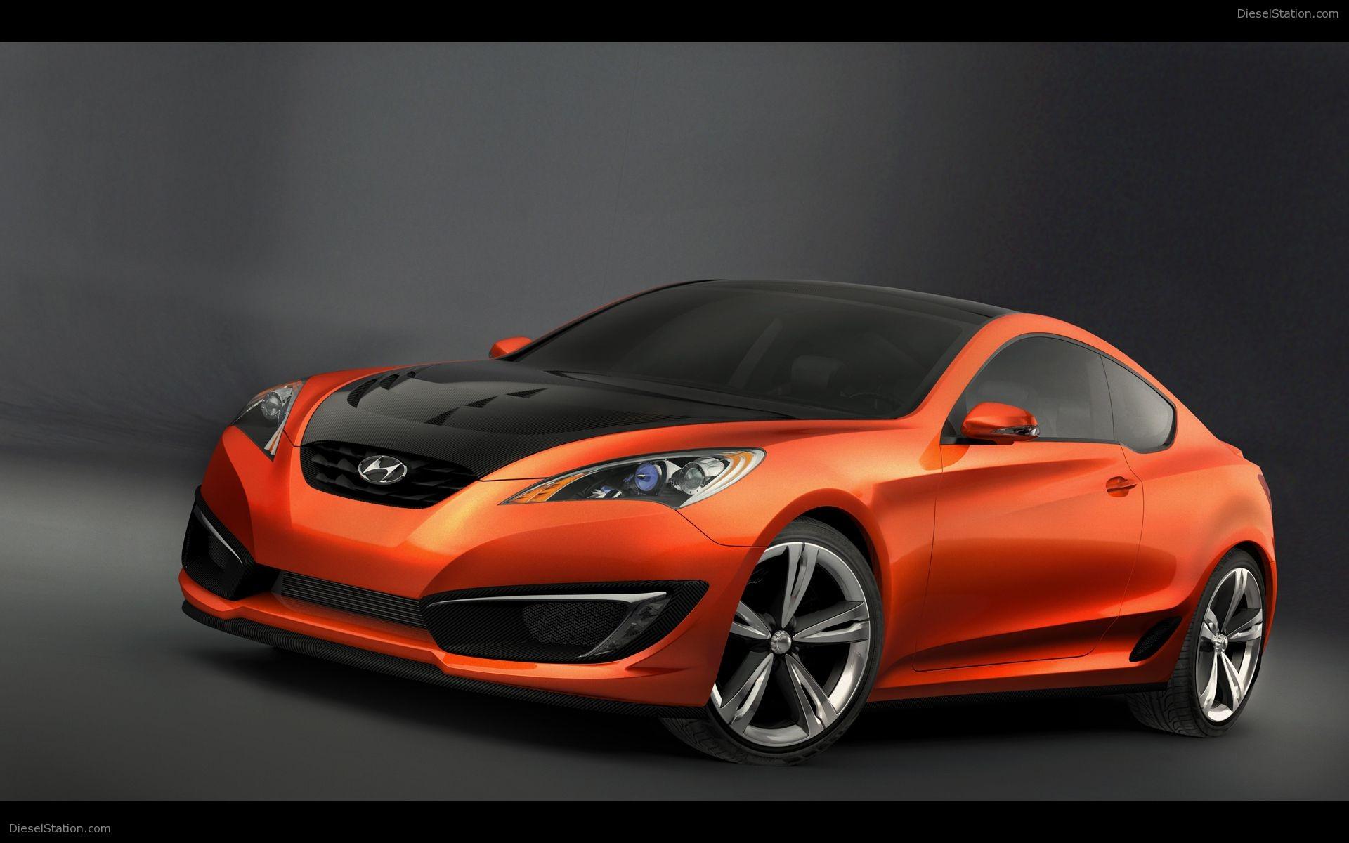 1920x1200 Hyundai Genesis Coupe Concept Widescreen Exotic Car Wallpaper of 10 : Diesel Station