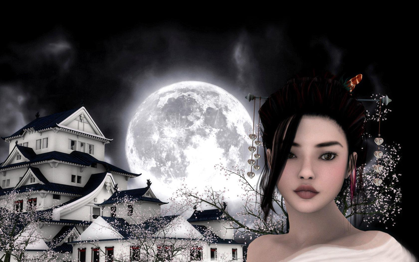 1680x1050 beauty face Japanese girl
