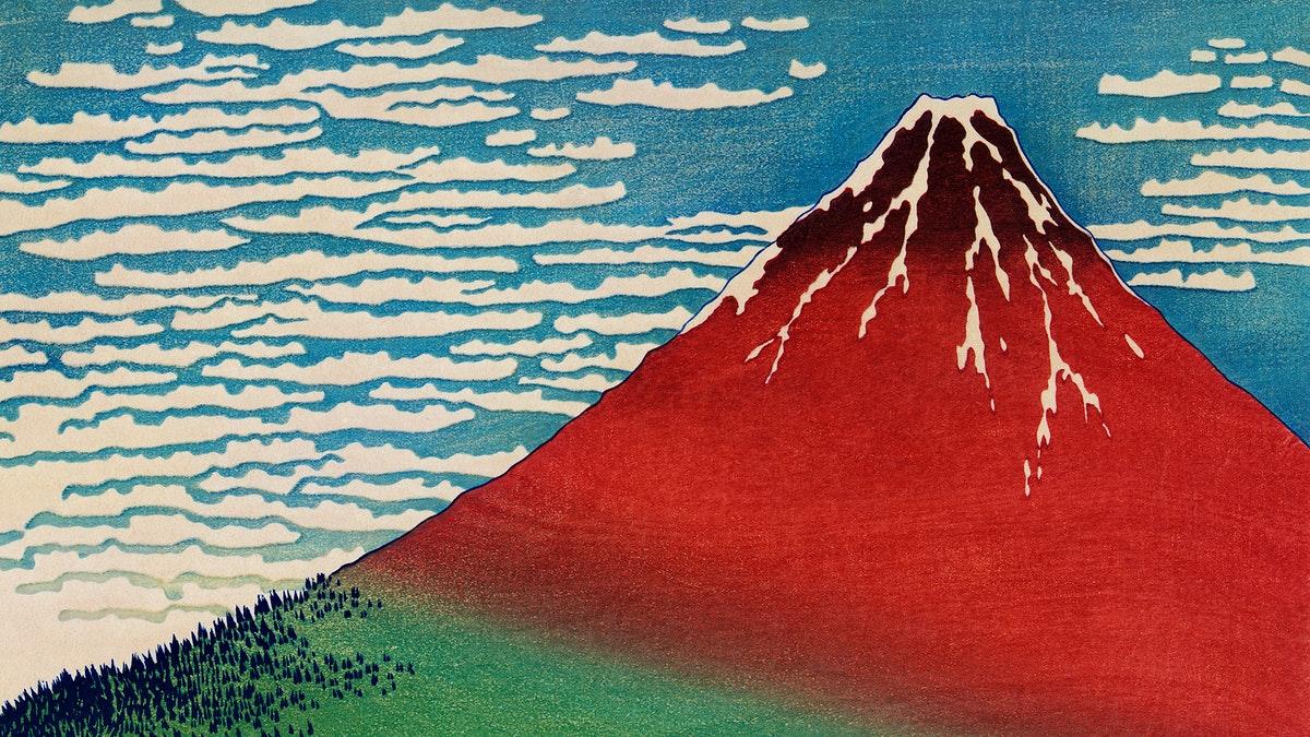 1200x675 Hokusai vintage wallpaper, Japanese desktop. Free Photo Illustration