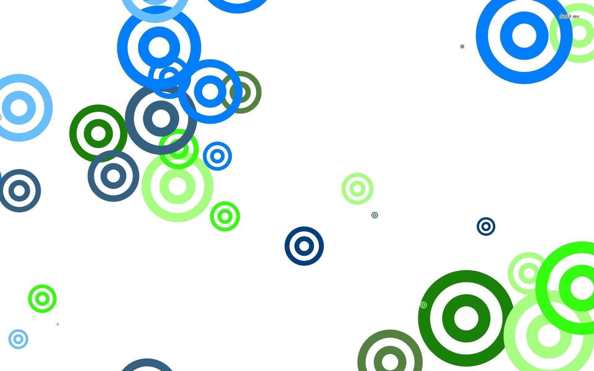 1920x1200 Blue and green circles wallpaper wallpaper