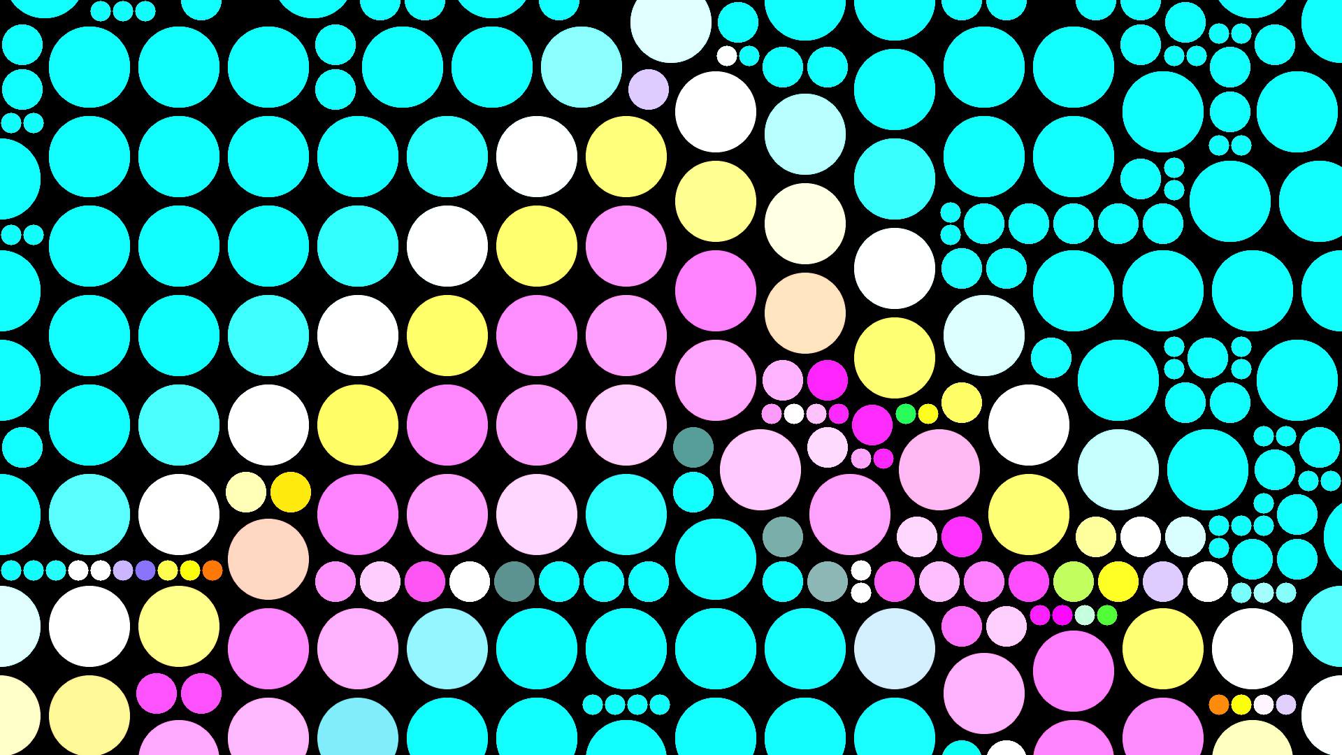 1920x1080 Colorful Geometry Shapes Circle HD Abstract Wallpaper