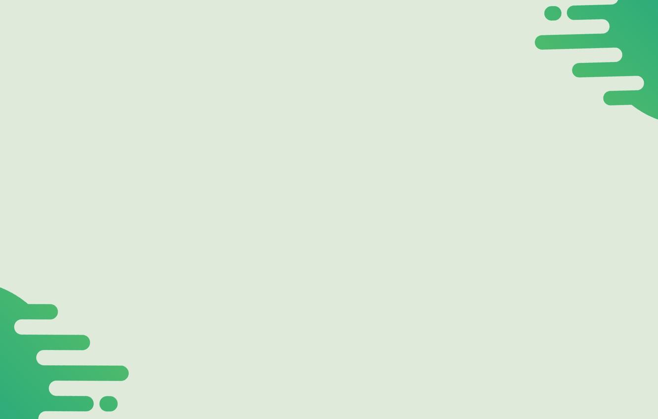 1332x850 Wallpaper green, paint, stains, white background, circle image for desktop, section минимализм
