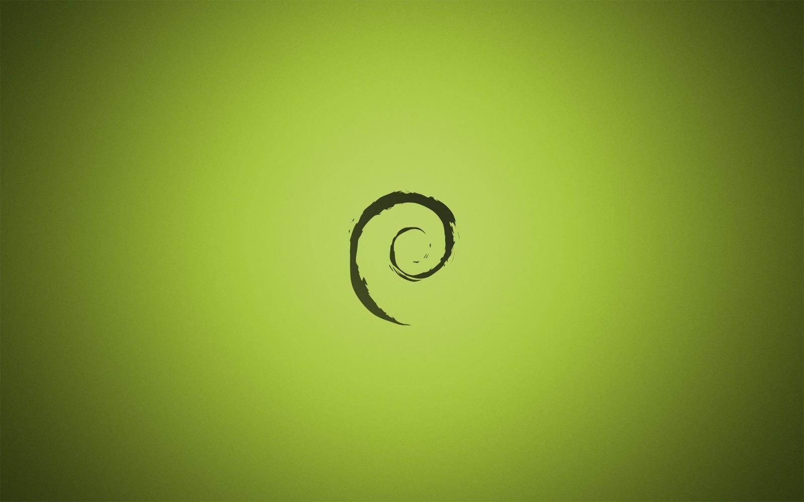 1600x1000 illustration, abstract, minimalism, text, logo, green, circle, green background, Debian, brand, shape, line, number, computer wallpaper, font High quality walls