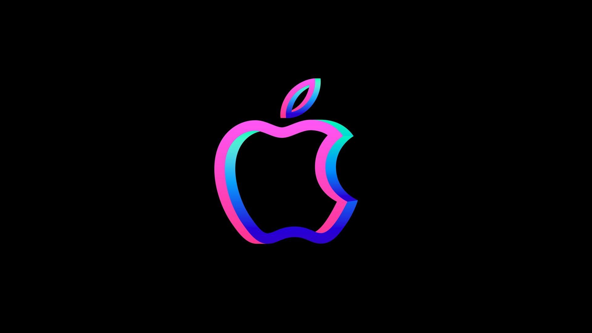 1920x1080 Apple logo, amoled wallpaper, HD image, picture, background, 1ea98e