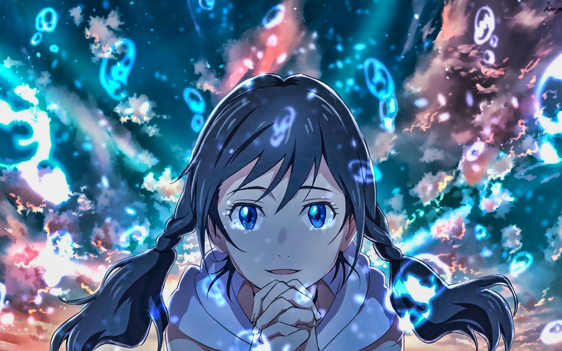 1920x1200 Download wallpaper Hina Amano, portrait, Weathering With You, manga, Makoto Shinkai, Amano Hina for desktop with resolution 1920x1200. High Quality HD picture wallpaper