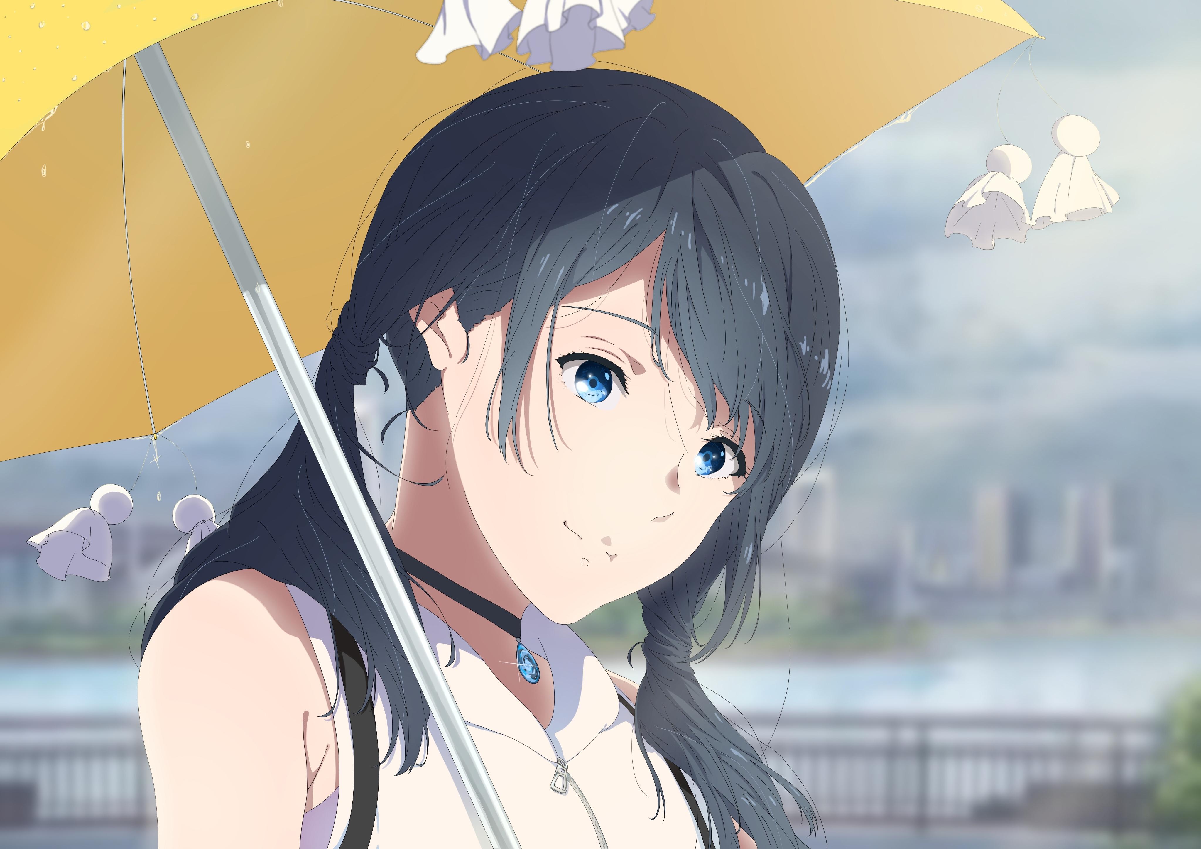 4093x2894 Wallpaper Black Hair, Amano Hina, Tenki No Ko, Umbrella:4093x2894